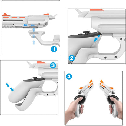 Pistol Attachment for Quest 3/3S